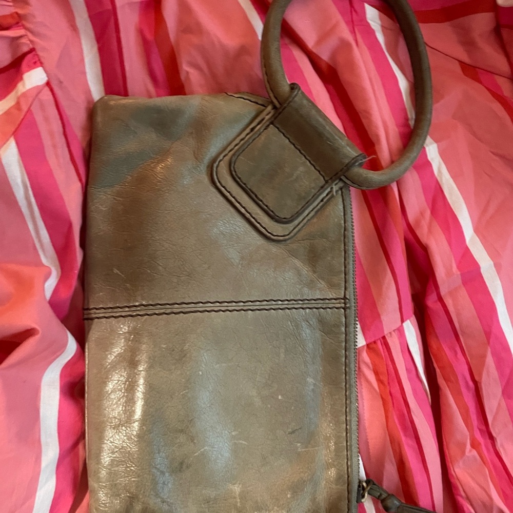HOBO Brown Clutch Leather Wristlet